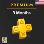 پلی استیشن پلاس پریمیوم 3 ماهه آمریکا