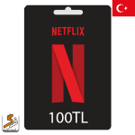 گیفت کارت 100 لیر ترکیه Netflix